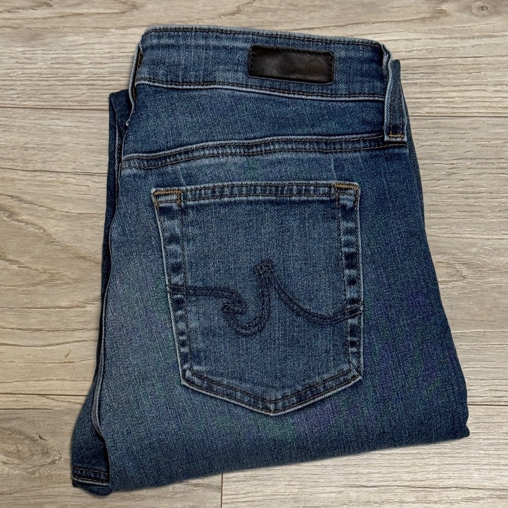 AG Adriano Goldschmied Stevie‎ Straight High Rise Slim Jean 27R Anthropologie